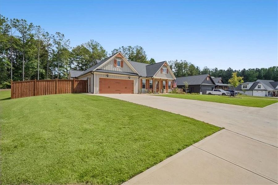 Front exterior of a new home in , Rockmart, GA, highlighting curb appeal (Image 29).
