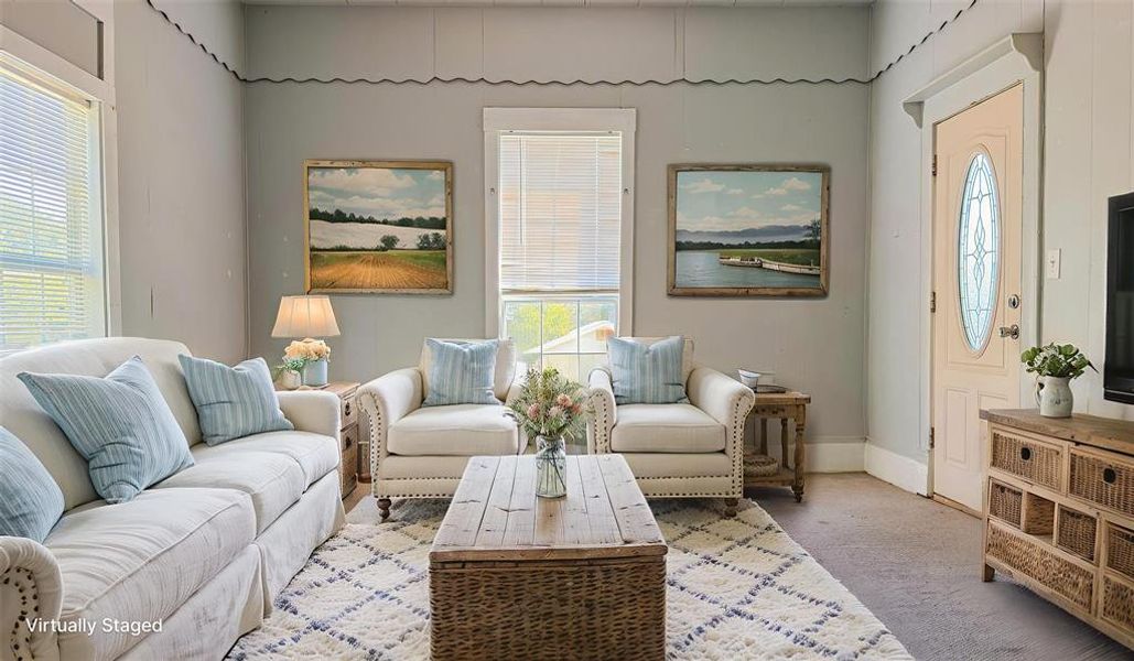 Furnished interior view inside a new home in , Mineral Wells (Image 3).