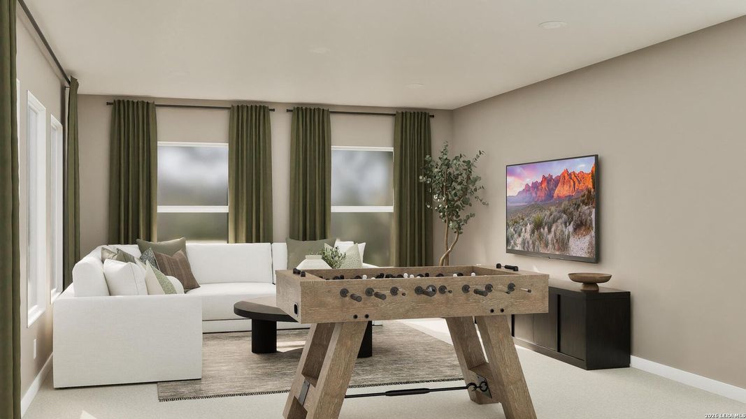 Furnished interior view inside a new home in Navarro Ranch, Seguin (Image 24).