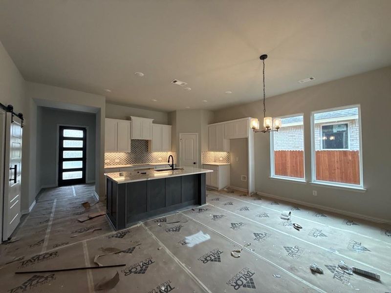 In-progress construction of a new home in Morningstar, Aledo, TX (Image 9).