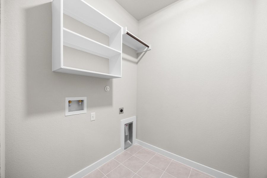 Utility Room in the Elm home plan by Trophy Signature Homes – REPRESENTATIVE PHOTO Utility Room in the Elm home plan by Trophy Signature Homes – REPRESENTATIVE PHOTO