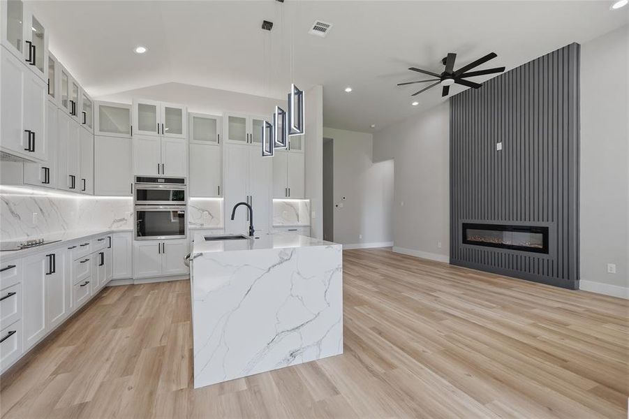 Furnished interior view inside a new home in , Dallas (Image 5).