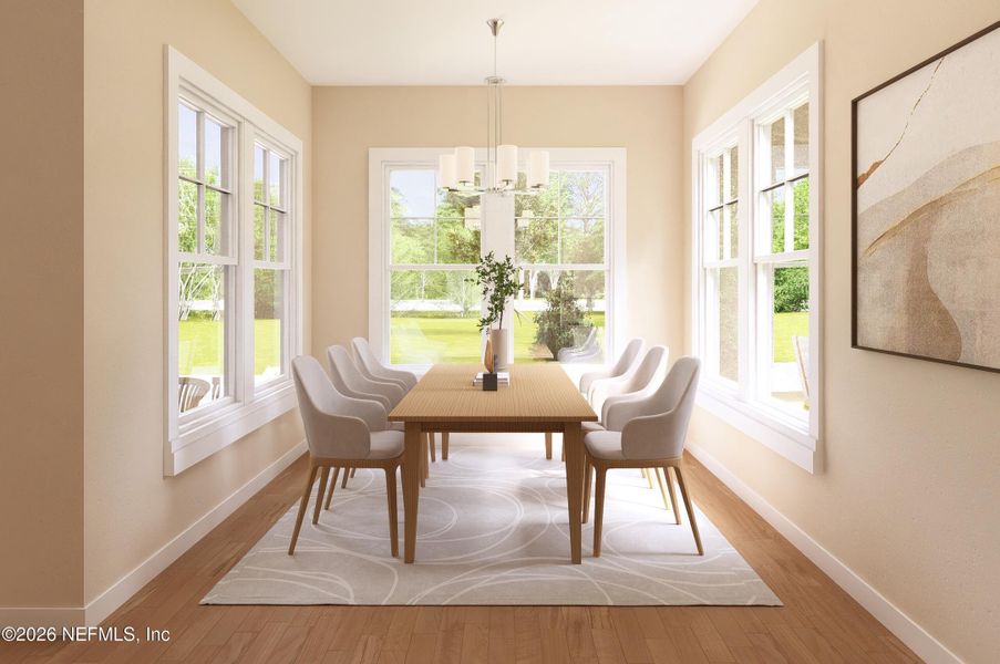 Furnished interior view inside a new home in , Neptune Beach (Image 12). Furnished interior view inside a new home in , Neptune Beach (Image 12).