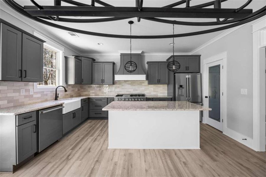 Furnished interior view inside a new home in , Monroe (Image 5).