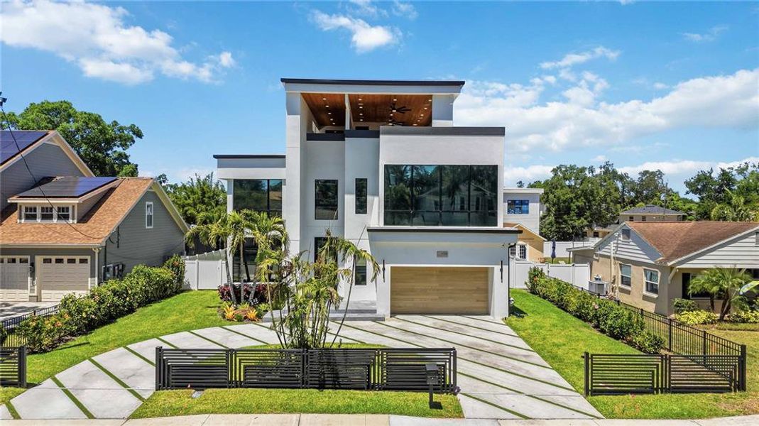 Front exterior of a new home in , Tampa, FL, highlighting curb appeal (Image 22).