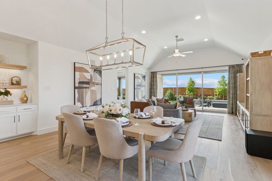 Plan 1578 Representative Photo - Dining/ Living Room Plan 1578 Representative Photo - Dining/ Living Room