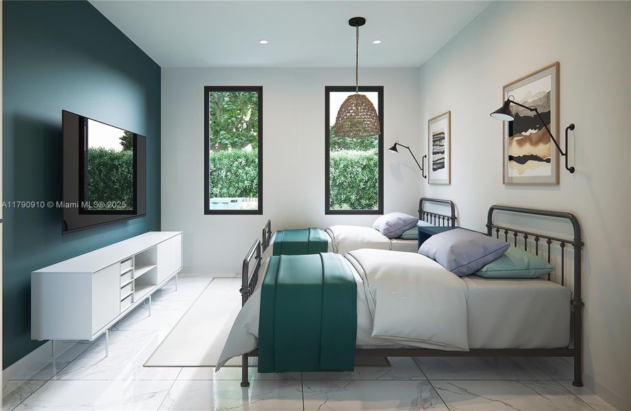 Furnished interior view inside a new home in , Port St. Lucie (Image 5).