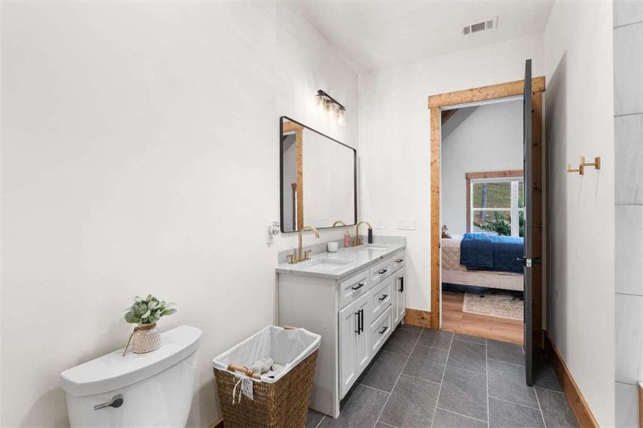 Furnished interior view inside a new home in , Ellijay (Image 8).