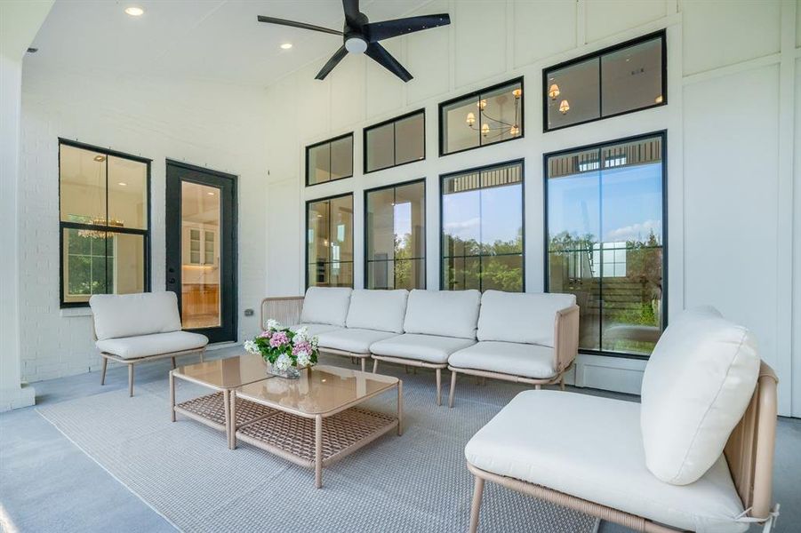 Exterior details and patio area of a home in , McKinney (Image 3).