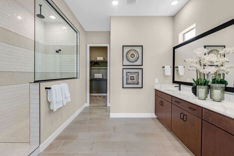Representative furnished interior of a home built from the Hibiscus by Mattamy Homes in Tavira at Twin Peaks, Oro Valley (Image 19).