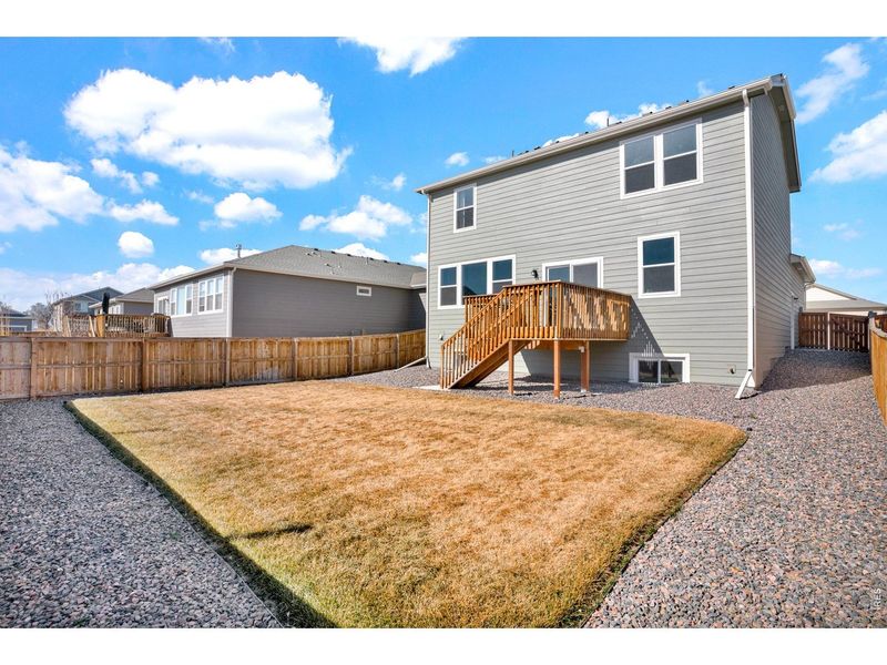 Exterior details and patio area of a home in Hidden Valley – Clover Collection, Severance (Image 4).