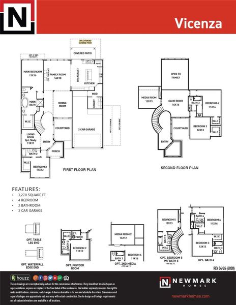 2D floor plan layout of this home in Meridiana 40', 65', Iowa Colony, TX (Image 3). 2D floor plan layout of this home in Meridiana 40', 65', Iowa Colony, TX (Image 3).