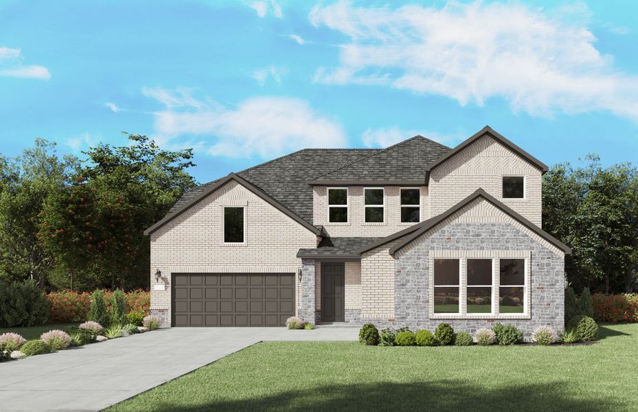 Representative exterior photo of a completed home built from the Gillett by Pulte Homes in Wellington, Fort Worth, TX (Image 22).