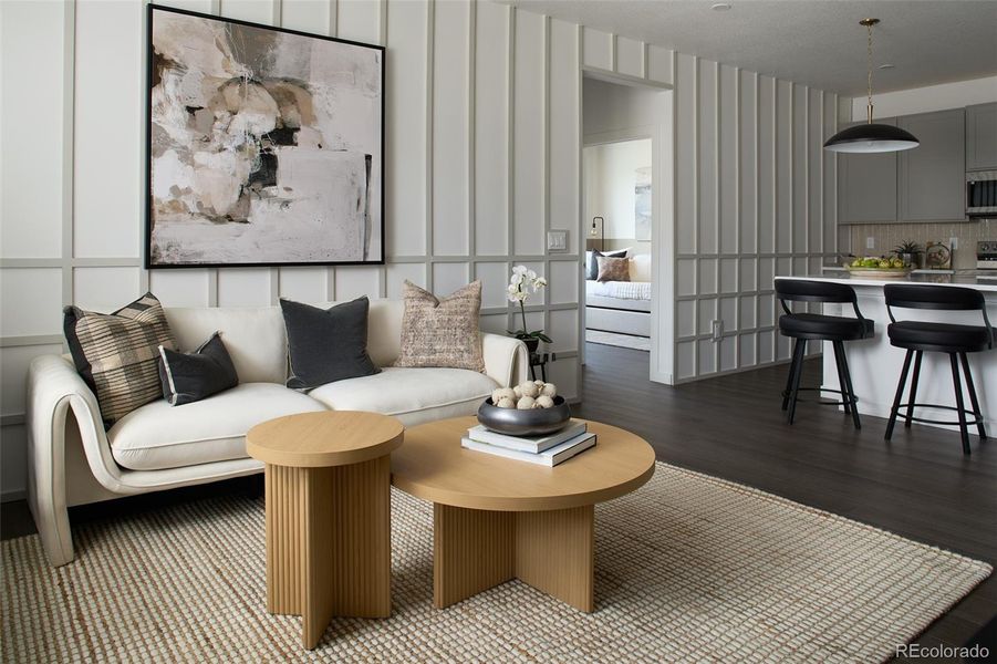 Furnished interior view inside a new home in , Lone Tree (Image 2).