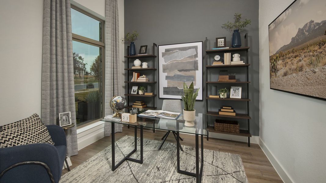 Furnished interior view inside a new home in Santa Rita Ranch Tierra Rosa, Liberty Hill (Image 10).