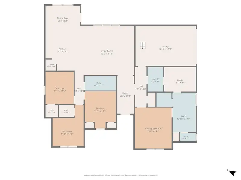 2D floor plan layout of this home in , Granbury, TX (Image 3).