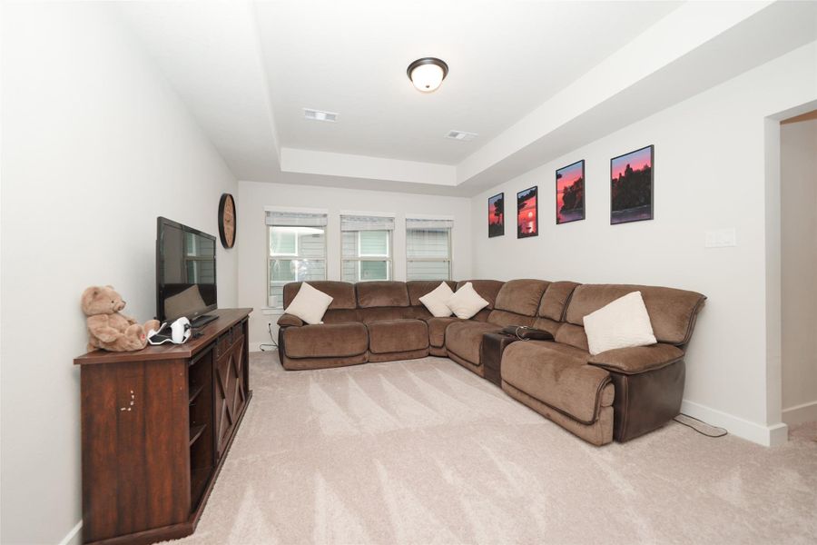 Furnished interior view inside a new home in Elyson, Katy (Image 32).