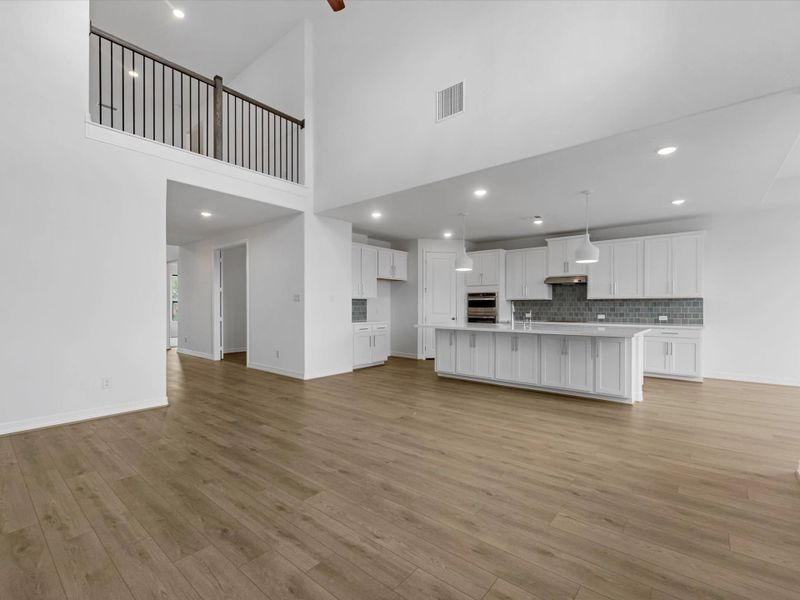 Gathering room. Sample product photo. Actual exterior and interior selections may vary by homesite. Photo may be virtually staged. Gathering room. Sample product photo. Actual exterior and interior selections may vary by homesite. Photo may be virtually staged.