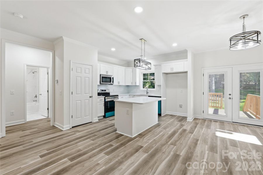 Furnished interior view inside a new home in , Winston-Salem (Image 8).