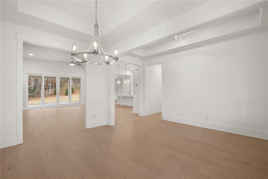 Spacious, unfurnished interior of a new home in Soleil Belmont Park, Canton (Image 21).