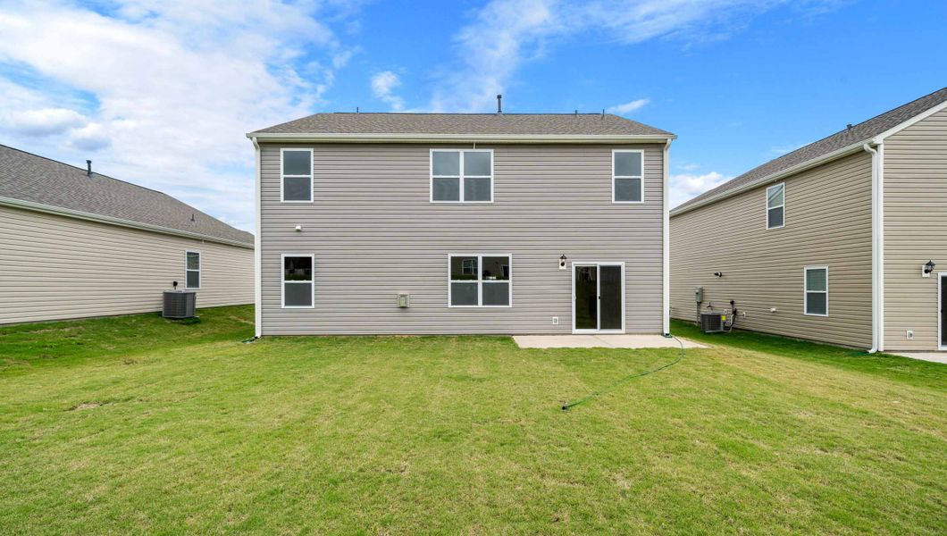Exterior details and patio area of a home in Hunters Ridge, Woodruff (Image 3).