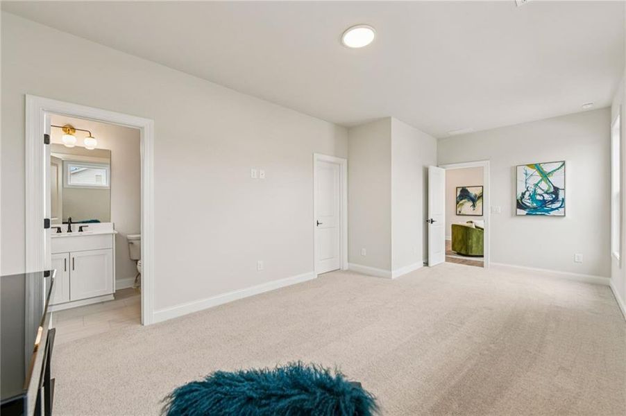 Spacious, unfurnished interior of a new home in Promenade at Sawnee Village, Cumming (Image 20).