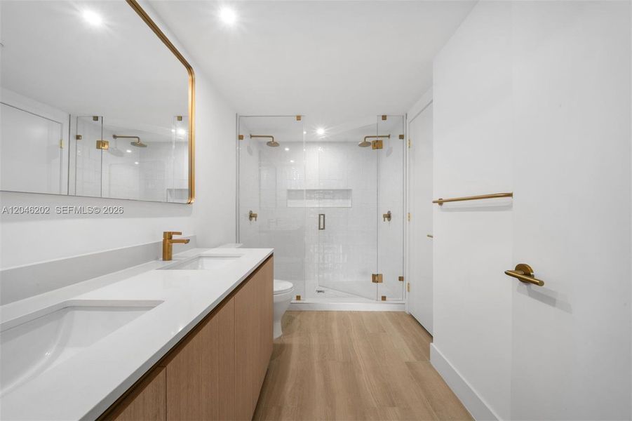 Furnished interior view inside a new home in , Miami (Image 11).