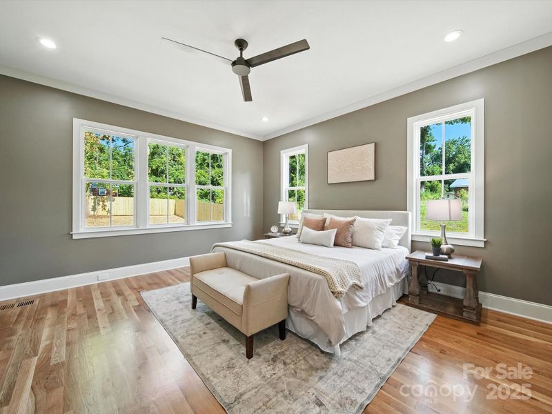 Furnished interior view inside a new home in , Charlotte (Image 6).