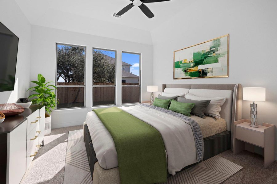 Primary Bedroom - Virtually Staged