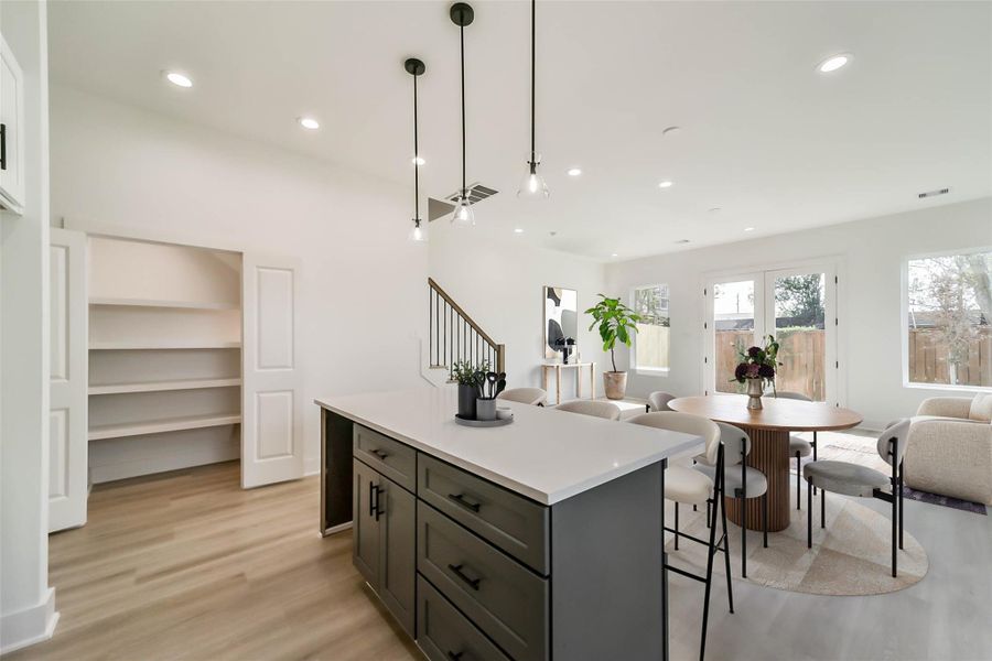 Furnished interior view inside a new home in , Houston (Image 17). Furnished interior view inside a new home in , Houston (Image 17).