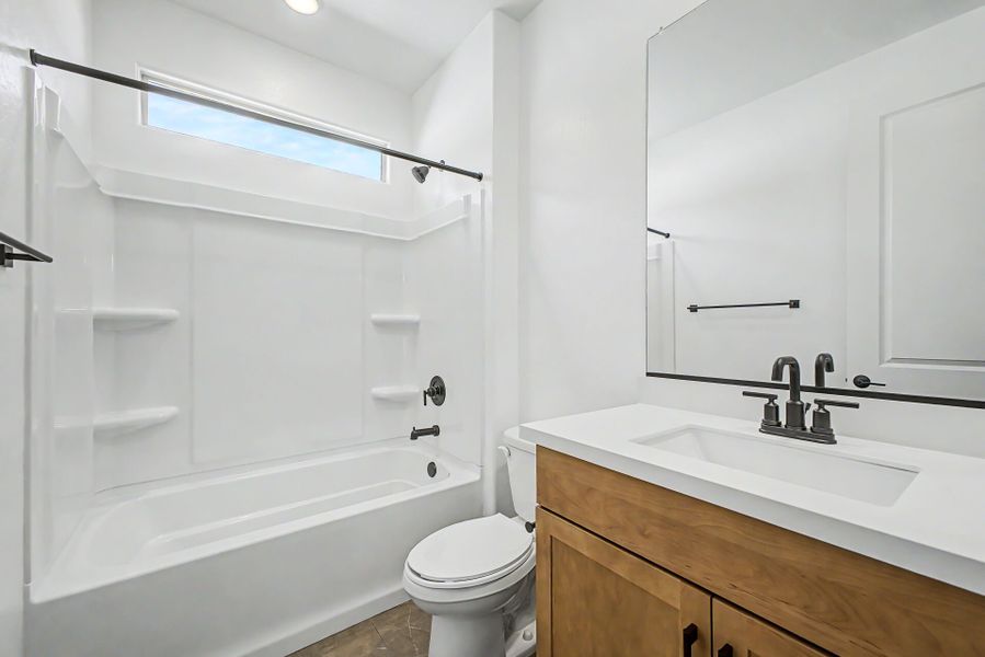 Furnished interior view inside a new home in Las Ventanas - RV Collection, Goodyear (Image 6).