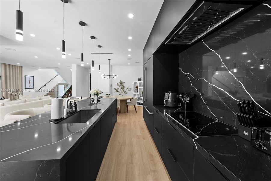 Furnished interior view inside a new home in , Miami (Image 38).