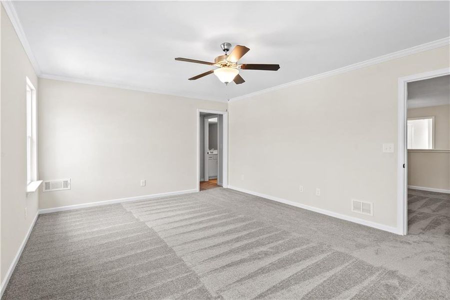 Spacious, unfurnished interior of a new home in The Collection at Vinings, Atlanta (Image 21). Spacious, unfurnished interior of a new home in The Collection at Vinings, Atlanta (Image 21).