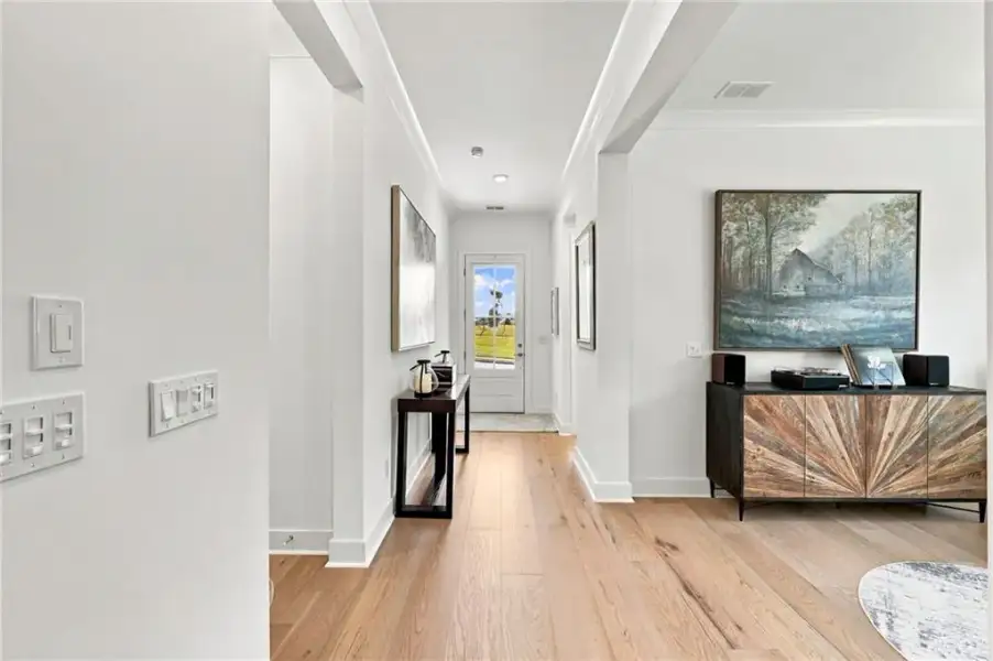 Furnished interior view inside a new home in The Retreat at Sterling on the Lake 48', Flowery Branch (Image 7).