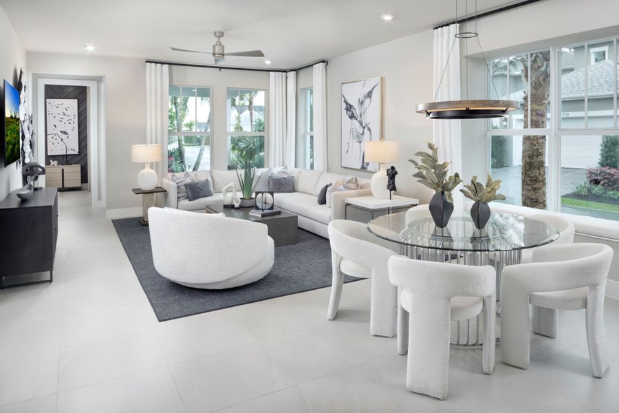 Representative furnished interior of a home built from the Felicia by Mattamy Homes in Newfield, Palm City (Image 7). Representative furnished interior of a home built from the Felicia by Mattamy Homes in Newfield, Palm City (Image 7).