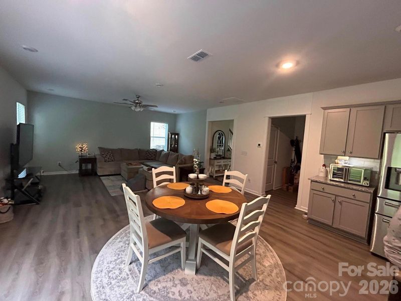 Furnished interior view inside a new home in Sanders Ridge, Troutman (Image 5).