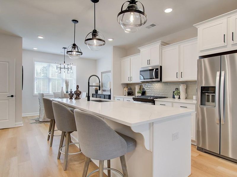 Furnished interior view inside a new home in Townes at South Main, Kennesaw (Image 7).