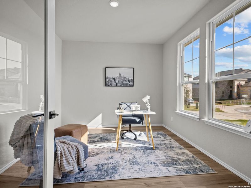 Furnished interior view inside a new home in Horizon Pointe, Converse (Image 10).