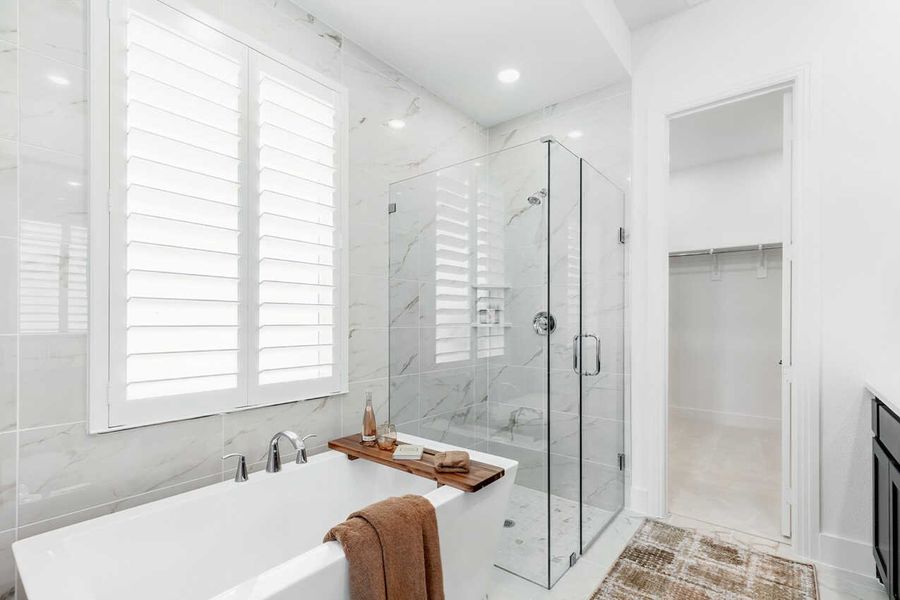 Representative Primary Bathroom - some options shown