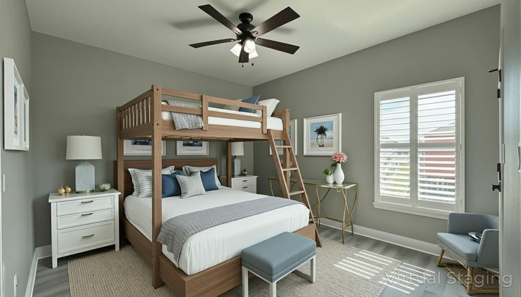 Furnished interior view inside a new home in , Bolivar Peninsula (Image 4).