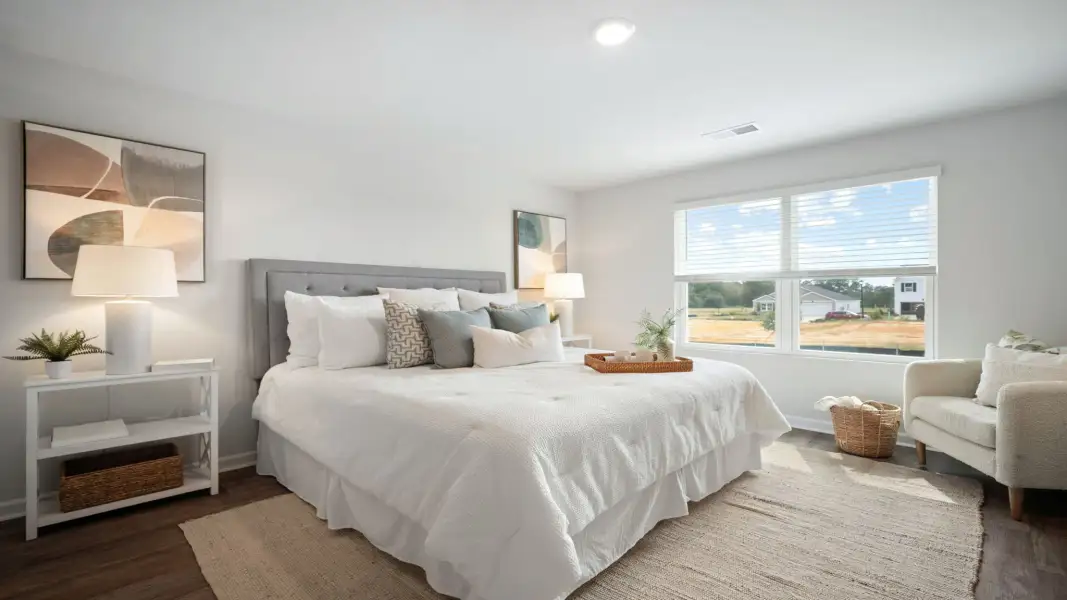 Furnished interior view inside a new home in The Retreat at East Argent, Ridgeland (Image 14).