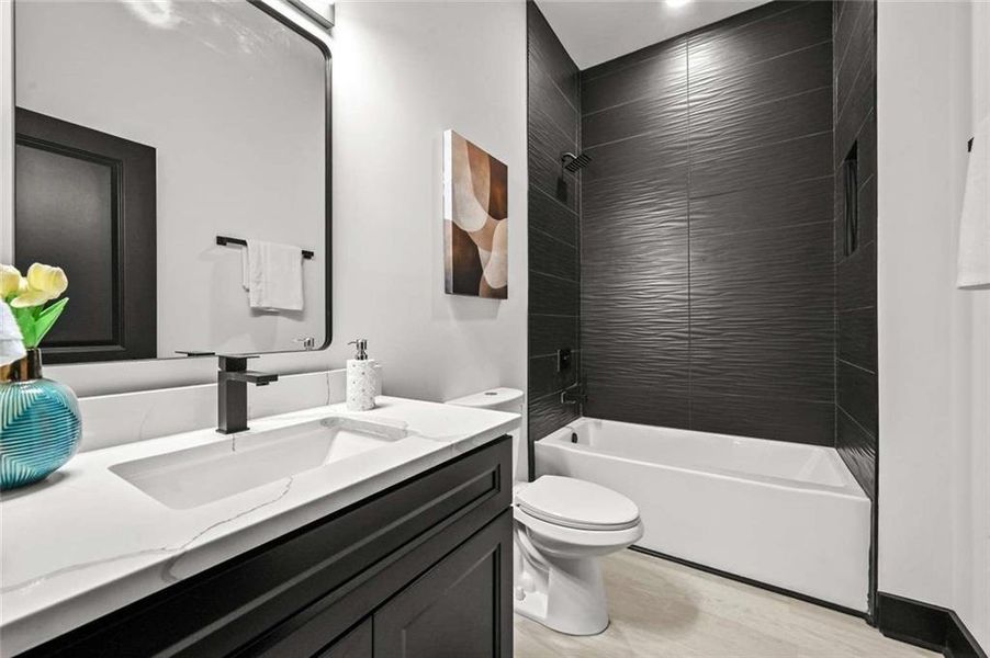 Furnished interior view inside a new home in , Lithonia (Image 17). Furnished interior view inside a new home in , Lithonia (Image 17).