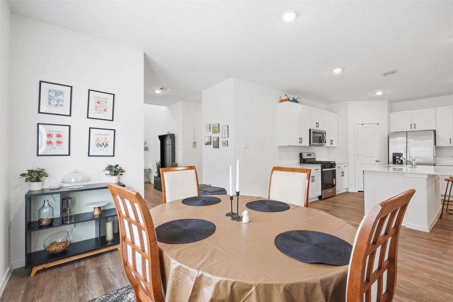 Open floor plan Open floor plan