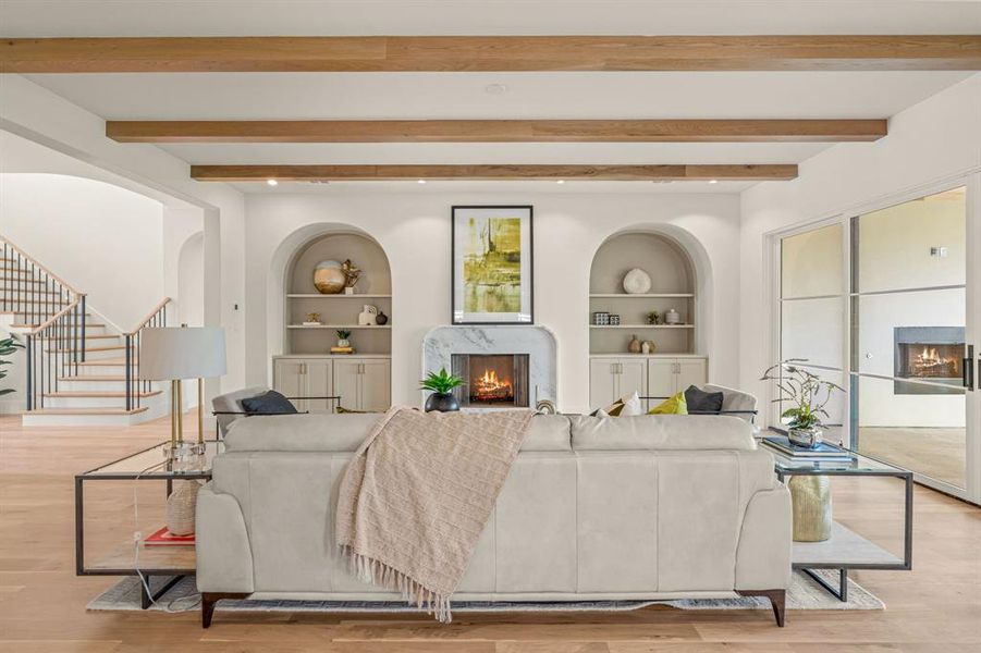 Furnished interior view inside a new home in , Fort Worth (Image 28).