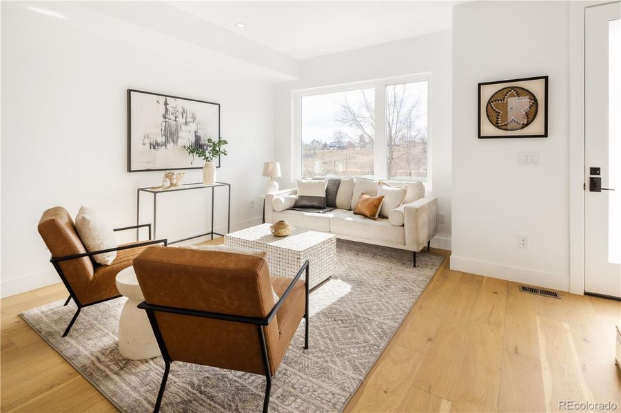 Furnished interior view inside a new home in , Denver (Image 5).