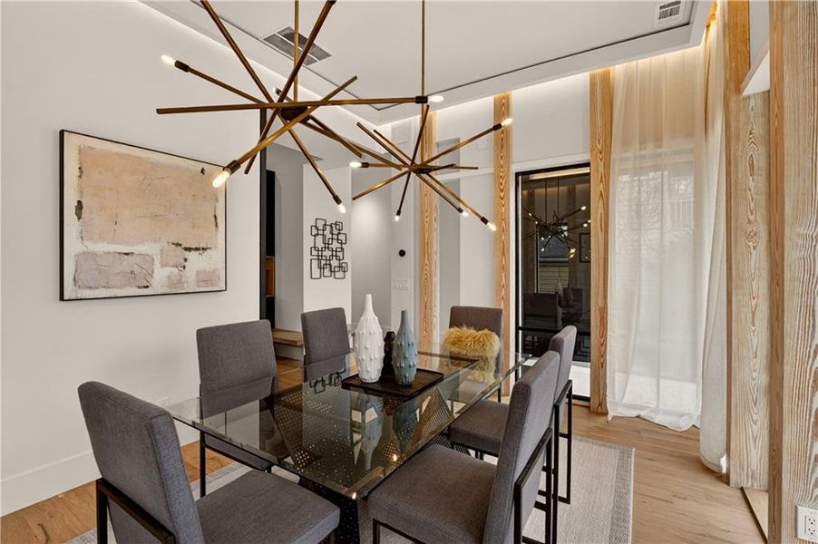 Furnished interior view inside a new home in , Atlanta (Image 68).