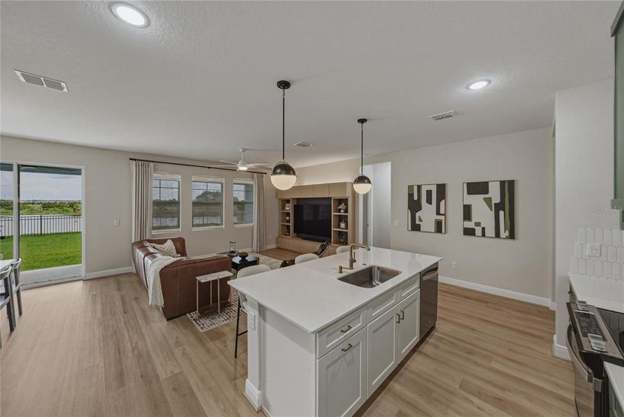 Furnished interior view inside a new home in , San Antonio (Image 38).