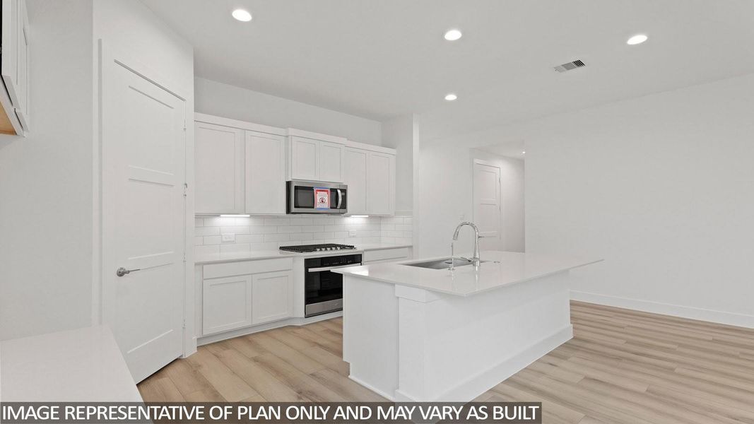 Furnished interior view inside a new home in Hills of Westlake, Conroe (Image 3).