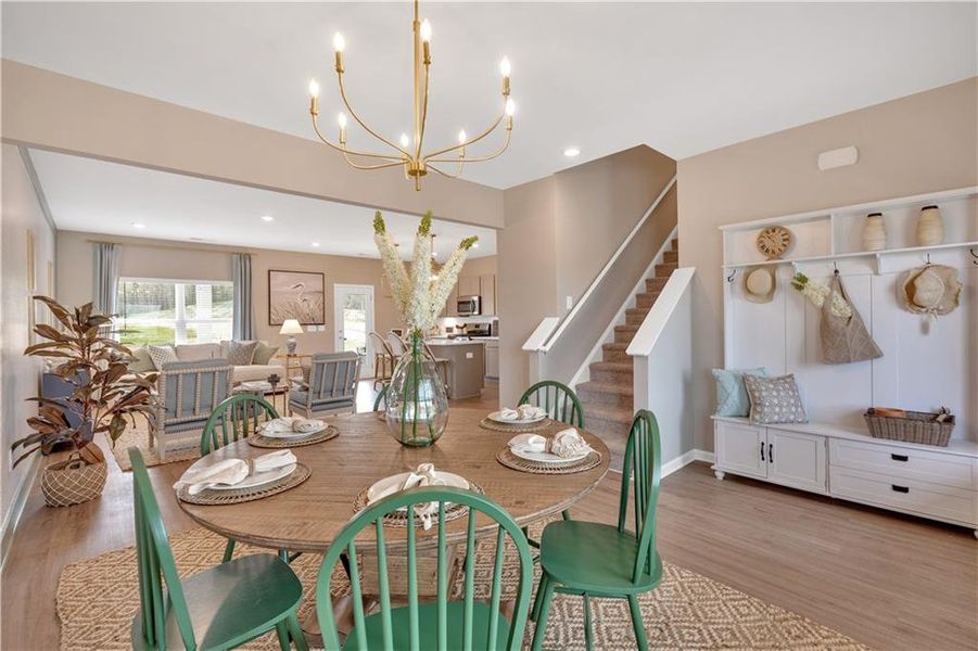 Furnished interior view inside a new home in , Rockmart (Image 10).