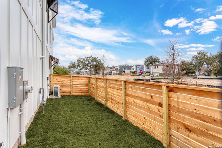 Exterior details and patio area of a home in , San Antonio (Image 3).